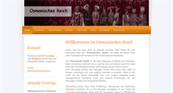 Desktop Screenshot of osmanischesreich.de