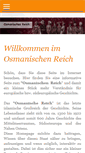 Mobile Screenshot of osmanischesreich.de